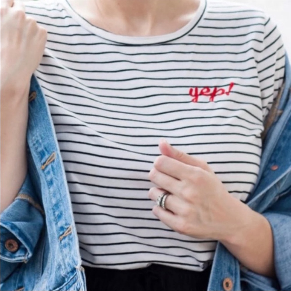Old navy striped tee